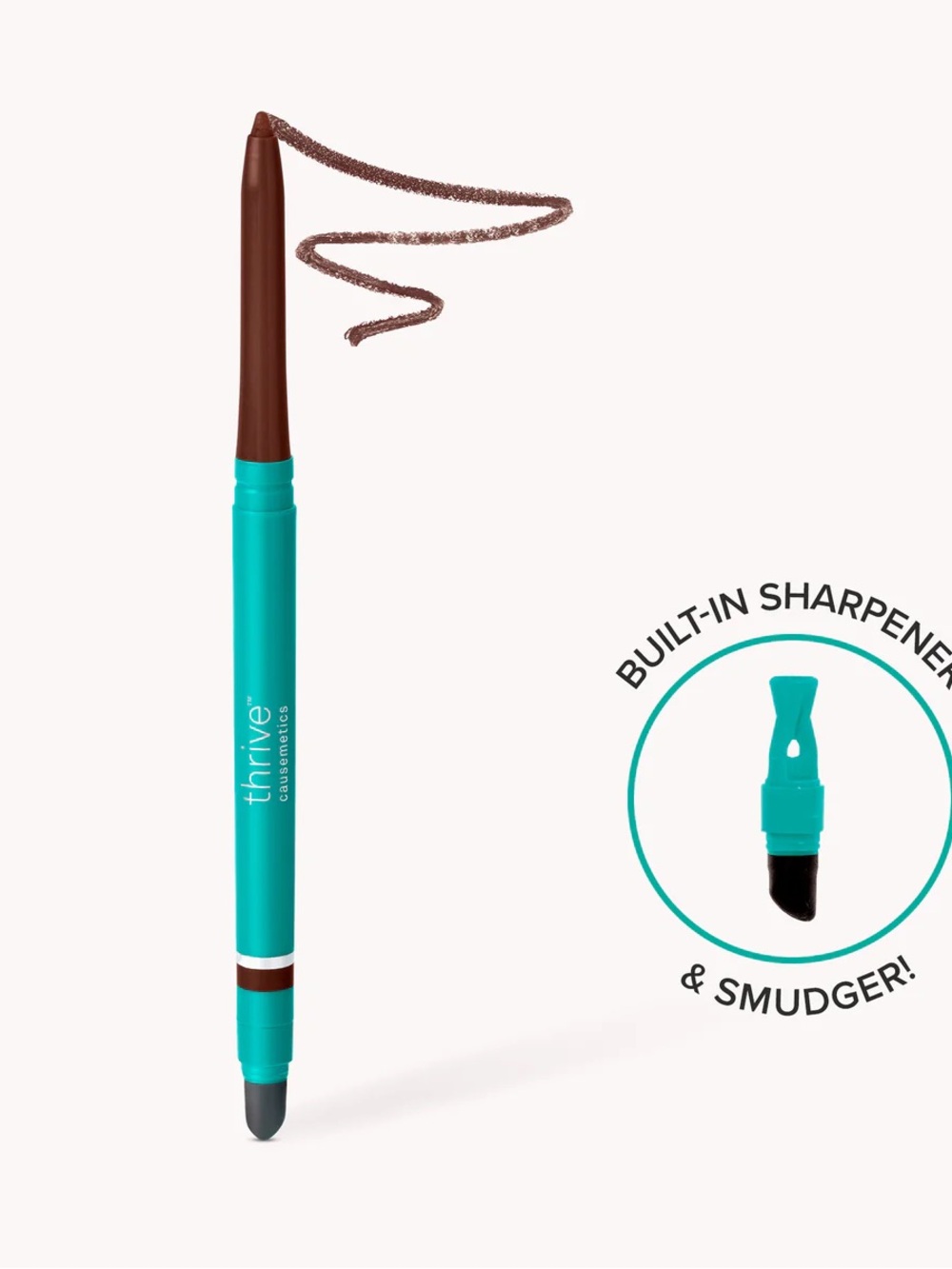 thrive causemetics Nalie Eyeliner with Smudger